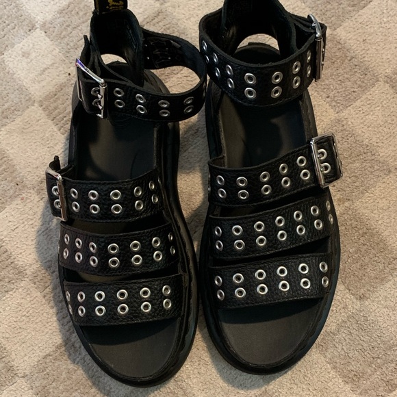 Dr Martens Clarissa II quad eyelet leather sandals - Picture 4 of 9